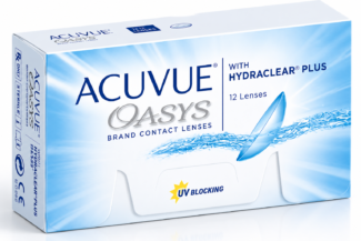 ACUVUE OASYS with HYDRACLEAR PLUS Contact Lenses – 12 Pack
