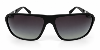 Emporio Armani EA 4029 5063/6G Rectangular Sunglasses – Black Frame with Gradient Lenses