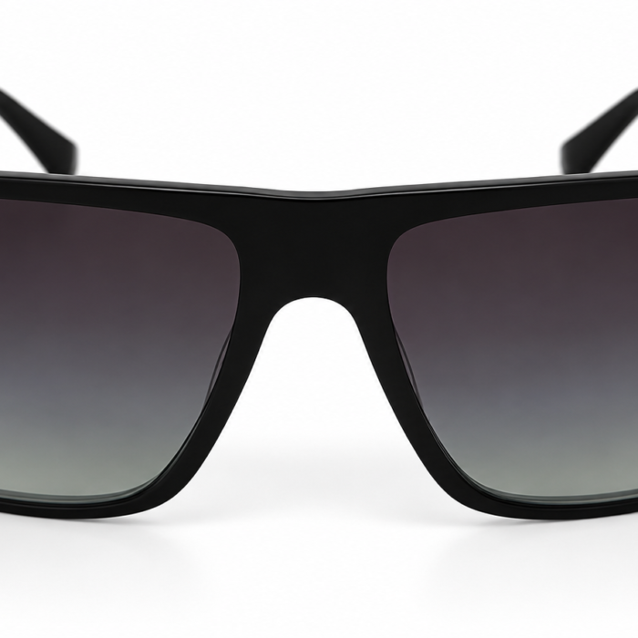 Oversized Gradient Shield Sunglasses